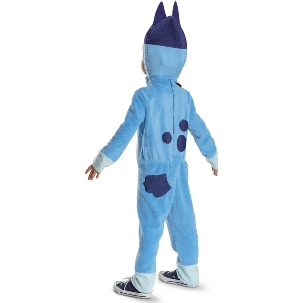 Bluey Toddler Costume Jumpsuit Blue Dog Character‎ Halloween Size M 3T 4T NEW